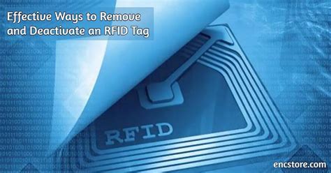 break on removal rfid tags|rfid tag deactivator.